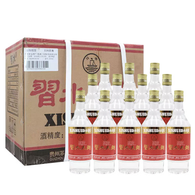 融汇老酒 习酒公司52度习水大曲 浓香型500mlx12瓶(2018年)