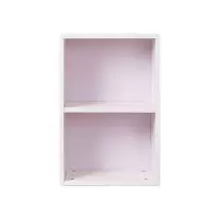 加厚储物格子柜书柜自由组合实木置物架方格柜墙柜可定制柜子定制 简约白色—2格0.6米以下宽