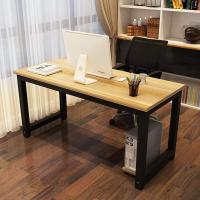 钢木办公桌经济型台式电脑桌简约现代卧室桌组装写字台书桌可定制定制 长宽高100*60*74