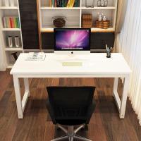 钢木办公桌经济型台式电脑桌简约现代卧室桌组装写字台书桌可定制定制 长宽高80*60*74
