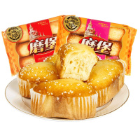 徐福记磨堡蛋糕(鸡蛋味)190g袋装早餐蛋糕点面包下午茶点心休闲零食