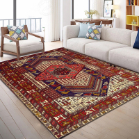 家柏饰(CORATED)民族风波西米亚摩洛哥土耳其几何地毯客厅沙发茶几卧室床边垫满铺