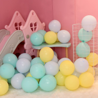 家柏饰(CORATED)儿童生日派对场景布置马卡龙乳胶气球飘空周岁百天生日气球装饰