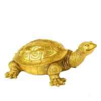 家柏饰(CORATED)铜乌龟摆件 铜龟祝寿贺寿家居客厅装饰工艺品