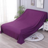 家具防尘布罩遮盖防灰尘沙发遮灰布床遮尘布大盖布挡灰布家用 紫色 4*2.4米(适用三人沙发、跑步机、电钢琴)