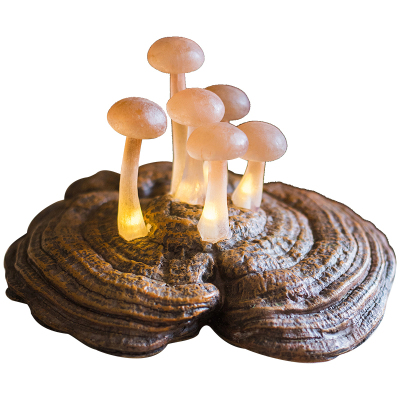 家柏饰(CORATED)森林蘑菇丛摆件挂饰 台灯小夜灯墙面壁挂仙境