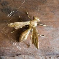 家柏饰(CORATED)巨型昆虫摆件 树脂工艺品蜜蜂螳螂蚂蚁 艺术金色新古典 蜜蜂摆件