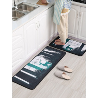 美帮汇长条厨房垫子 地垫防油厨房地毯吸水洗家用防滑脚垫 进垫定制