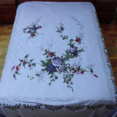 美帮汇全棉斜纹国民床单加厚 上海传统老式被单 单双人全棉单件印花