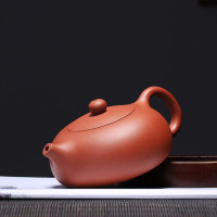 美帮汇宜兴紫砂壶扁西施壶实力派艺人全手工制作茶壶茶具