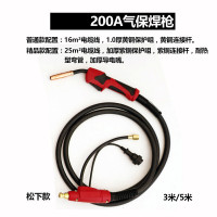 二氧化碳气保焊 200A/350A/500A/15AK/24KD 便携式 焊液化气 焊机配件 款200A5米国标16平方