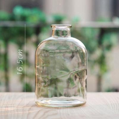 美帮汇小口玻璃瓶 花瓶花器花插 清新森系INS日式北欧装饰摆件 B