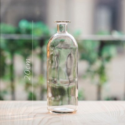 美帮汇小口玻璃瓶 花瓶花器花插 清新森系INS日式北欧装饰摆件 F