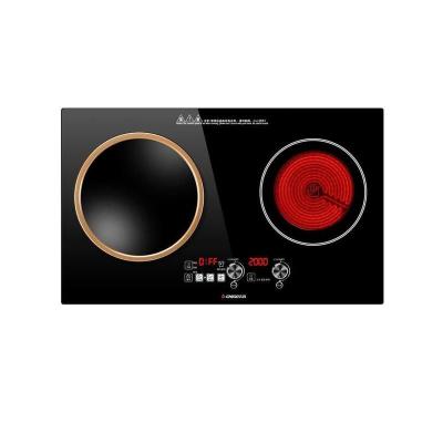 黑色 Chigo/志高 NL2508志高嵌入式电磁炉双灶电陶炉电灶家用双灶台双定制商品