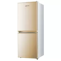 146金色 奥克斯 (AUX) 双门冰箱家用电冰箱两门双开门冰箱节能保鲜冰箱大容量租房宿舍