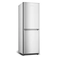 176 拉丝银 奥克斯 (AUX) 双门冰箱家用电冰箱两门小型双开门冰箱 节能保鲜冰箱定制商品