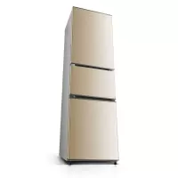 209 金色 奥克斯 (AUX) 双门冰箱家用电冰箱两门小型双开门冰箱 节能保鲜冰箱定制商品