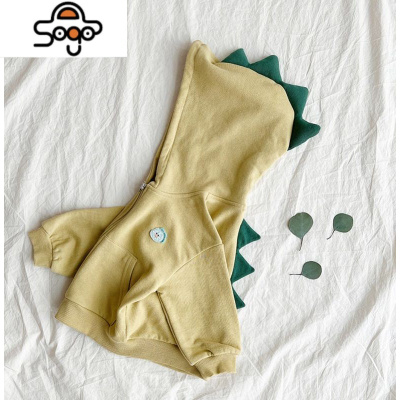 ins2022秋季新款韩版婴幼儿童连帽小外套宝宝可爱小动物造型夹克 七色王国