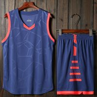夏季健身跑步运动套装篮球服速干透气短裤男训练队服比赛球衣背心威珺