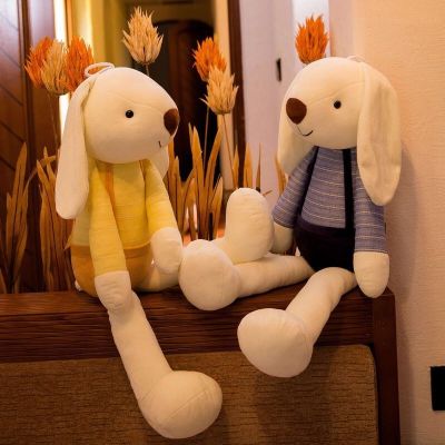 可爱韩式垂耳兔公仔毛绒玩具小兔子玩偶抱枕布娃娃送女孩生日威珺