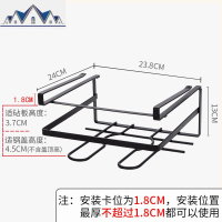 免打孔厨房锅盖置物架砧板架橱柜下挂式背式菜板子架锅盖收纳架 三维工匠