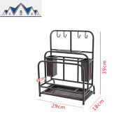 刀具收纳架插放菜刀架案板砧板架刀架厨房用品多功能置物架子落地 三维工匠