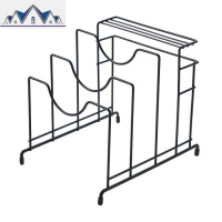 铁艺锅盖架坐式多层菜板架案板架 厨房放锅盖置物架砧板架 三维工匠