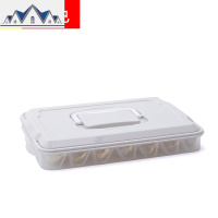 创意饺子盒冻饺子家用速冻水饺盒混沌盒冰箱鸡蛋保鲜收纳盒多层 三维工匠
