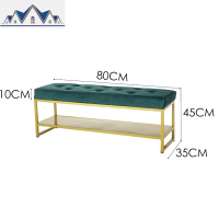 换鞋凳家用口小穿鞋凳北欧轻奢沙发长条凳子进收纳鞋架试鞋凳 三维工匠收纳凳