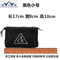 韩国大容量3ce时尚化妆包小方包帆布手拿包便携旅行女款收纳包包 三维工匠