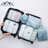 旅行收纳袋套装行李箱收纳袋整理包衣物收纳包服分装待产便携袋子 三维工匠
