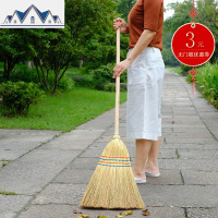 户外硬毛大扫把家用扫院子花园长柄扫帚室外庭院坪树叶扫地笤帚 三维工匠