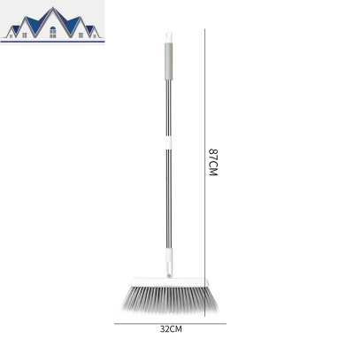 折叠站立式扫把簸箕套装 梳齿型套扫角度调节扫头扫帚簸箕 三维工匠