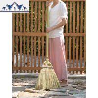 日式庭院扫把 长柄高粱大扫帚 户外竹扫把 扫落叶扫雨雪 三维工匠