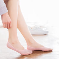 [5-10双]袜子女超薄隐形袜夏季魔术袜硅胶防滑船袜女浅口丝袜女