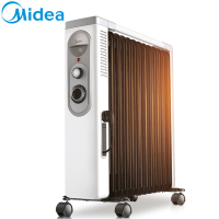 美的(Midea)取暖器HYY22GS 电暖器/电暖气片家用 热雾加湿 13片电热油汀8H长时间加湿