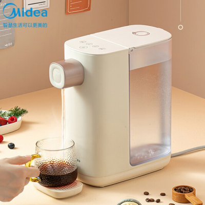 美的(Midea)电热水瓶 一键速热4段水温 即热式饮水机家用台式饮水机冲泡茶吧机 TH30Q2