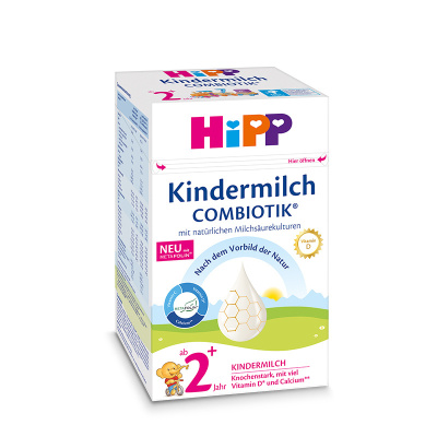 德国喜宝(Hipp)有机益生菌配方2+段奶粉600g/盒 进口婴幼儿五段奶粉 适合24个月以上宝宝 效期23.12左右
