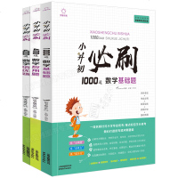 全脑训练 3册 小升初必刷1000道数学基础题+小升初必刷400道数学应用题+数学培优题 小学生复习资料书衔接教辅