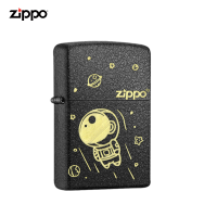 Zippo进口打火机正版之宝太空宇航员个性创意潮男款纯铜zpioo