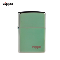 Zippo打火机官方变色绿冰标志墨绿海洋28129ZL男士定制zippo