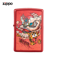 美国ZIPOO打火机之宝狮虎震天系列煤油防风彩印创意礼物zippo