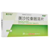 美莎欣 美沙拉秦肠溶片 0.25g*24片/盒