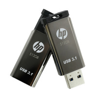 HP/惠普X770W海量高速商务盘 512GB USB3.1闪存盘   高质量坚固钢材打造