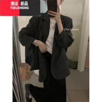 YIBUSHENGThe lemon韩系博主INS风高级感西装外套女潮2023新款宽松西服