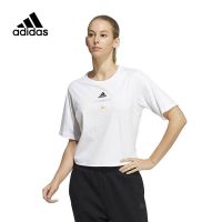 Adidas阿迪达斯女装休闲训练跑步运动短袖T恤HE9983