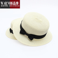 SHANCHAO亦菲同款帽子女遮脸遮阳草帽防户外紫外线太阳帽草编渔夫帽帽