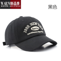 SHANCHAO帽子女韩版复古字母刺绣鸭舌帽户外男运动出行遮阳棒球帽