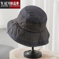 SHANCHAO帽子渔夫帽女百搭韩版潮显脸小新款夏季帽太阳帽