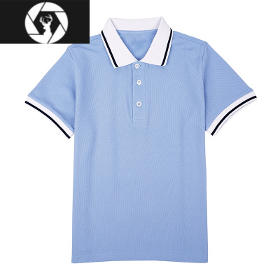 HongZun小学生短袖夏季校服套装男女童t恤英伦风透气短袖衫班服